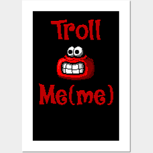 Troll Meme 8 Bit Posters and Art